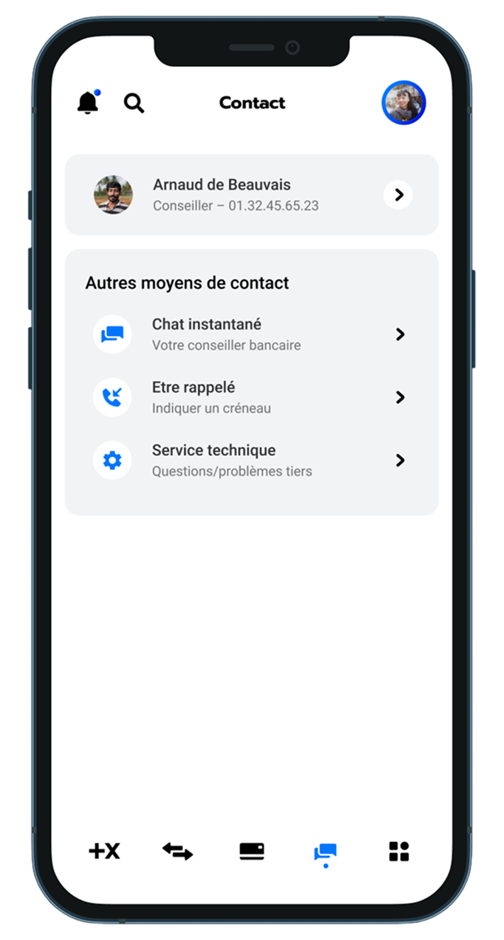 Chat tab