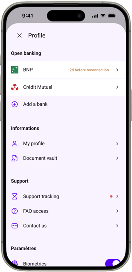 connect a new bank to your coach app