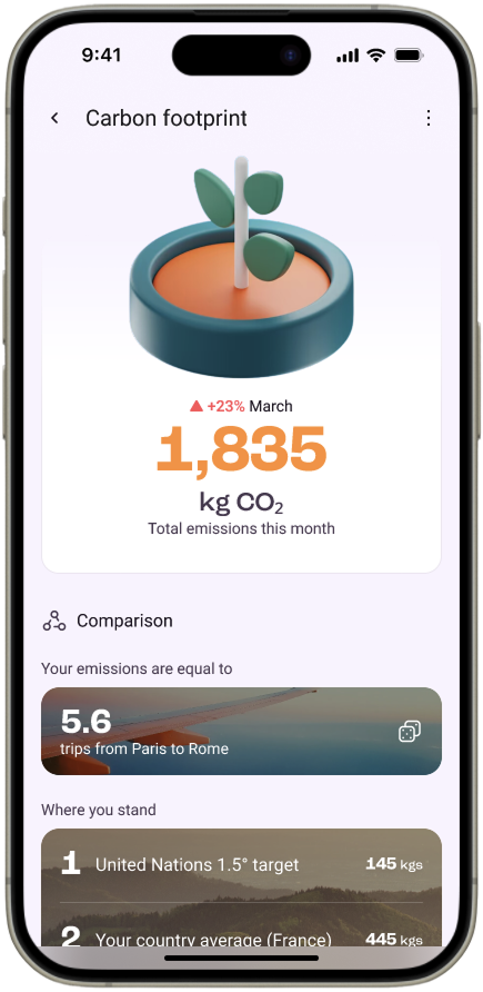 A screenshot of a widget on the home page