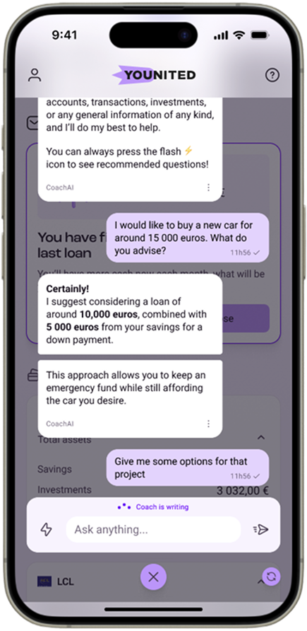 ia assistant suggesting project creation