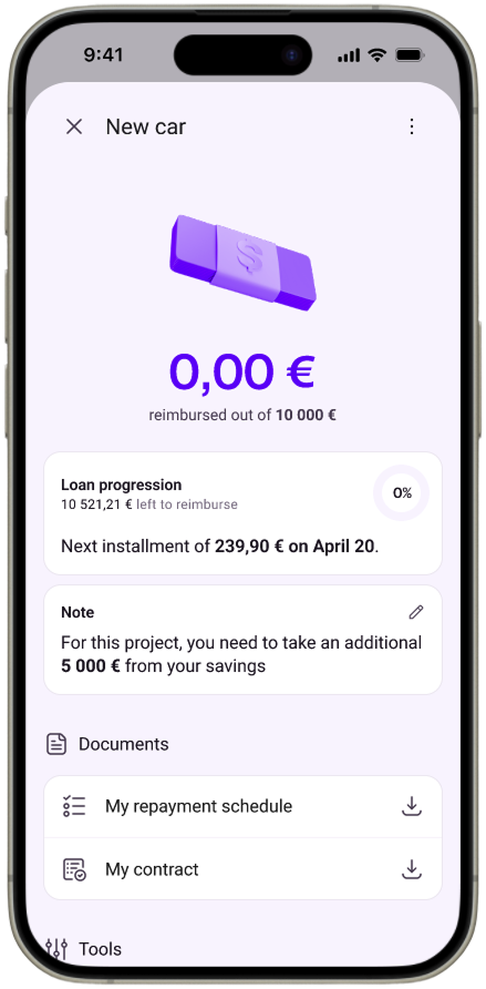 ia assistant suggesting project creation