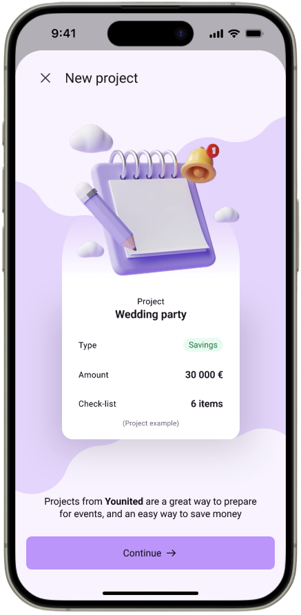 project creation details